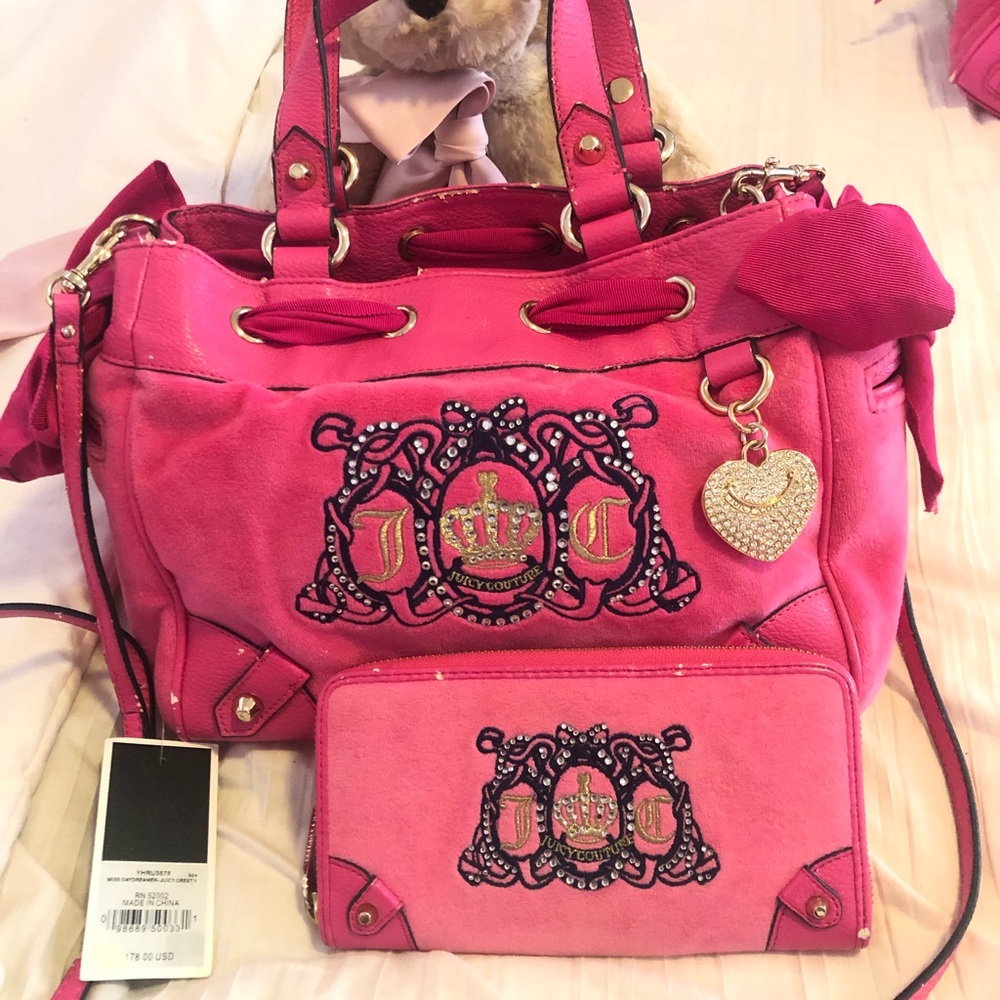SOLD Juicy couture nwt vintage bag and matching wallet
